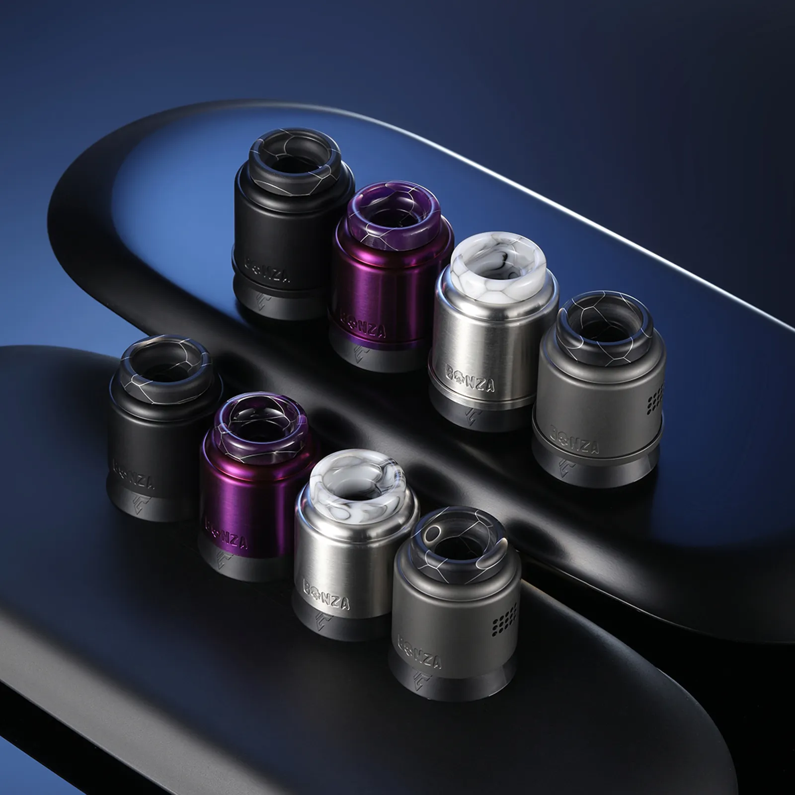 Thundercloud vaping Bogan Bonza Pro Rda By Vaping Bogan Bonza Rda Couple Display