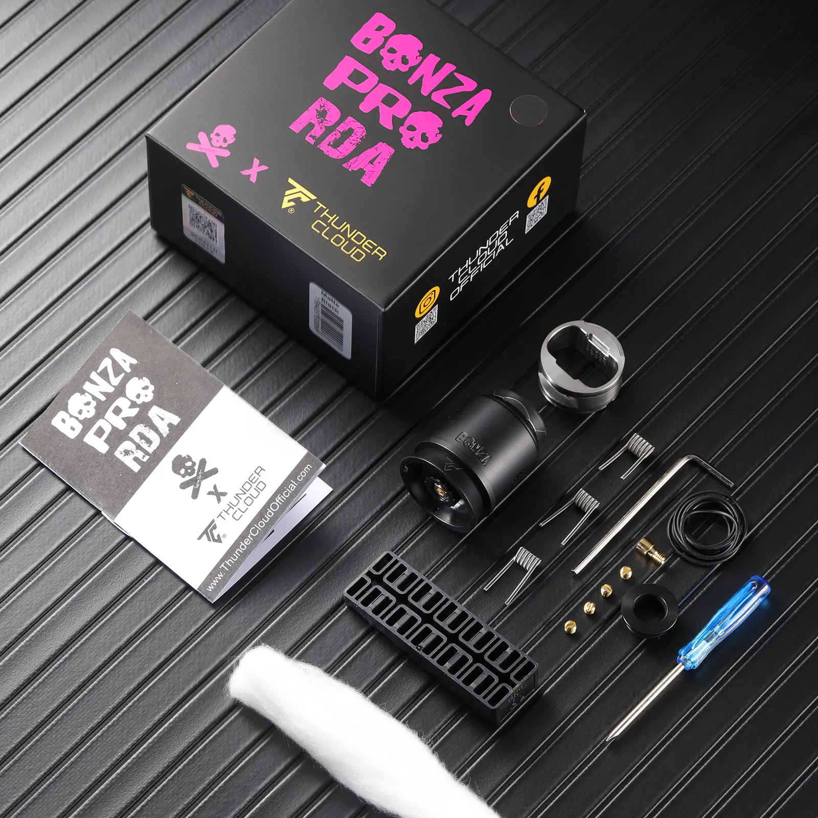 Thundercloud vaping Bogan Bonza Pro Rda By Vaping Bogan Bonza Rda Openbox